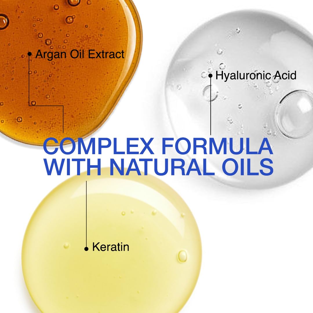 Liss Expert Stem Cells Purple Magic Hair Mask | Argan Oil, Keratin & Hyaluronic Acid Deep Conditioning Mask | Hydration, Shine & Frizz Control for All Hair Types | 250 ml / 8.45 fl oz