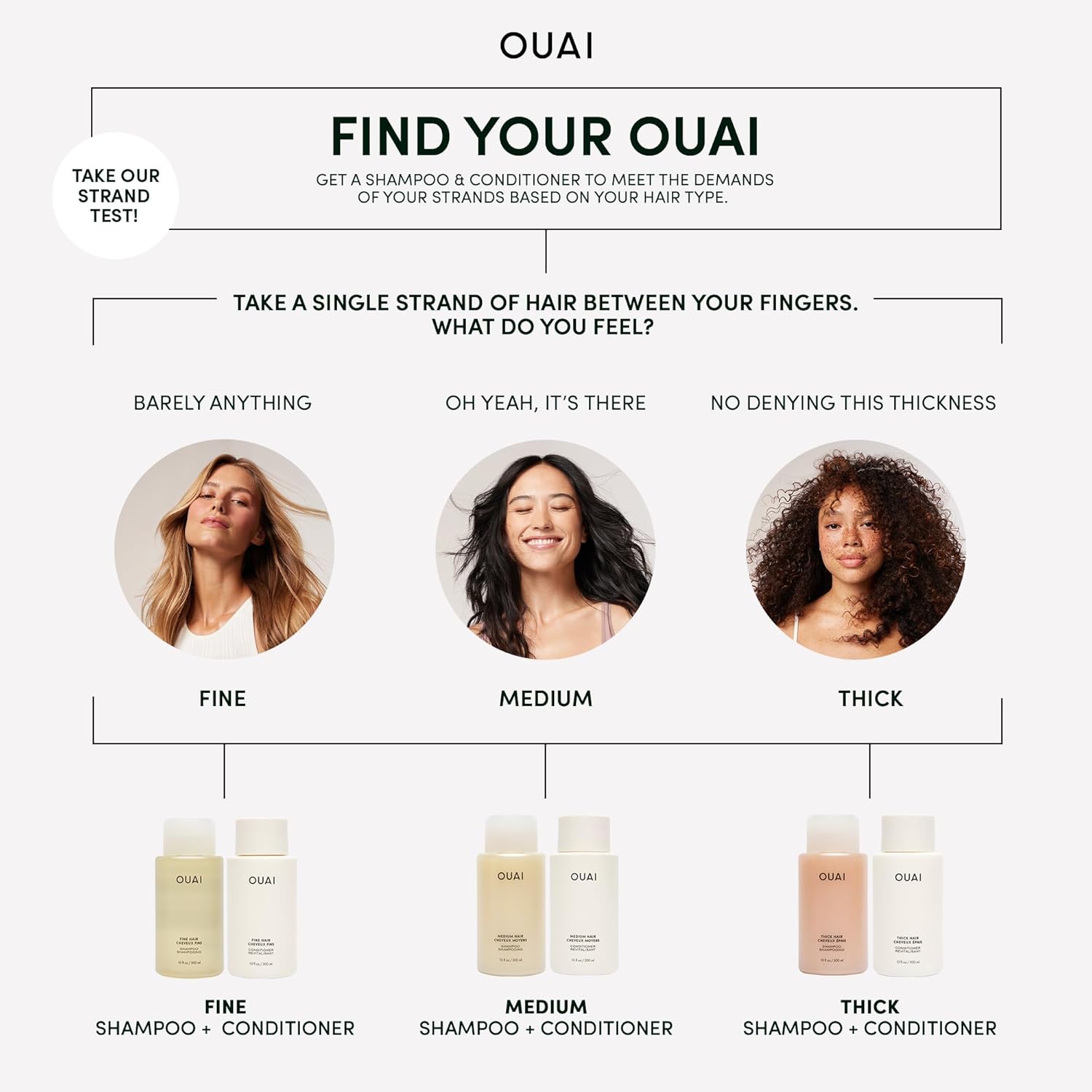 OUAI Fine to Medium Hair Treatment Mask - Lightweight Deep Conditioning Hair Mask with Shea Butter, Keratin & Panthenol - Helps Hydrate, Fight Frizz, Strengthen & Repair Damage (3.4 oz)