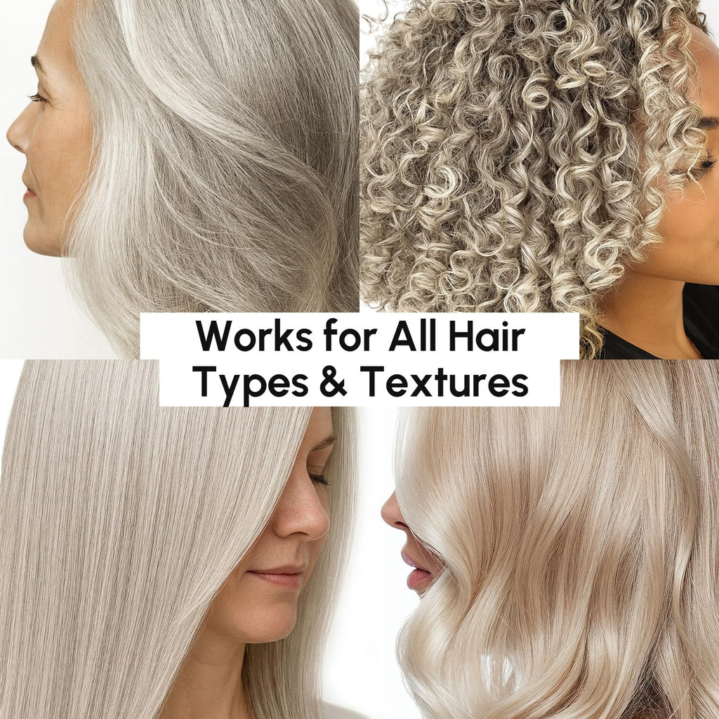 MAREE Anti Yellow Purple Hair Mask for Damaged Hair - Purple Deep Conditioner & Blonde Toner - Hydrating Deep Conditioning for Dry, Curly, Blonde, Orange, Brassy, Bleached - Mascarilla para el Cabello